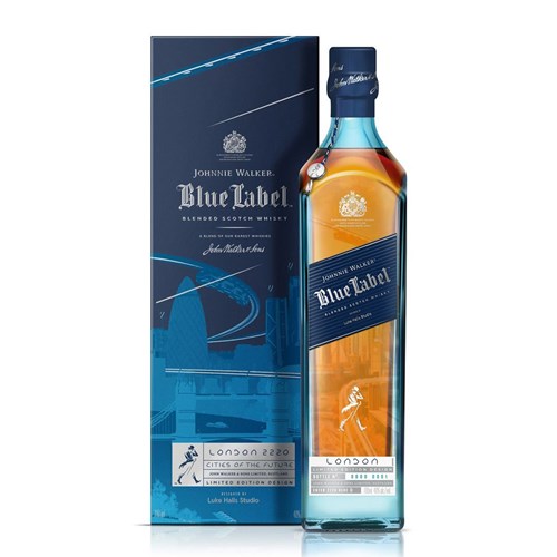 Johnnie Walker Blue Label Cities of the Future 2220 London Edition Blended Scotch Whisky 70cl - Celebrate in Style